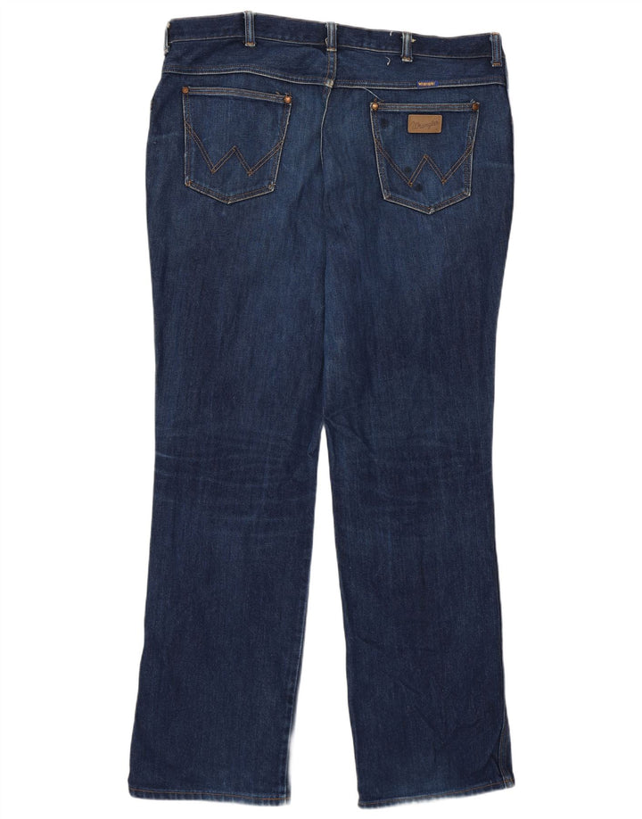 Мужские прямые джинсы Wrangler W40 L31 темно-синие