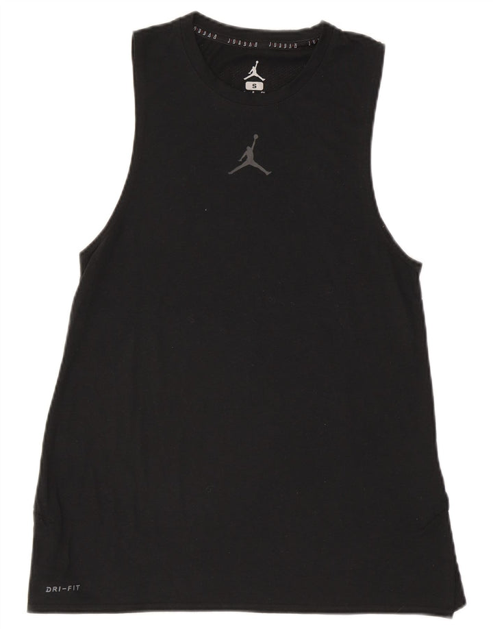 Мужской жилет Jordan Dri Fit, маленький черный, из полиэстера