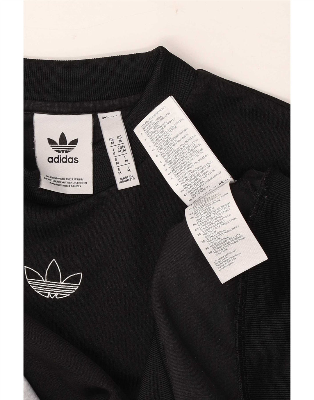 Мужской свитшот Adidas с графическим рисунком, средний черный полиэстер с цветными блоками