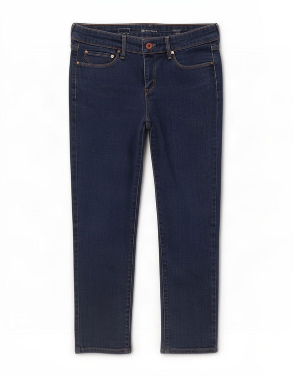 Женские укороченные джинсы скинни Levi's Demi Curve Modern Rise W28 L24 Темно-синие
