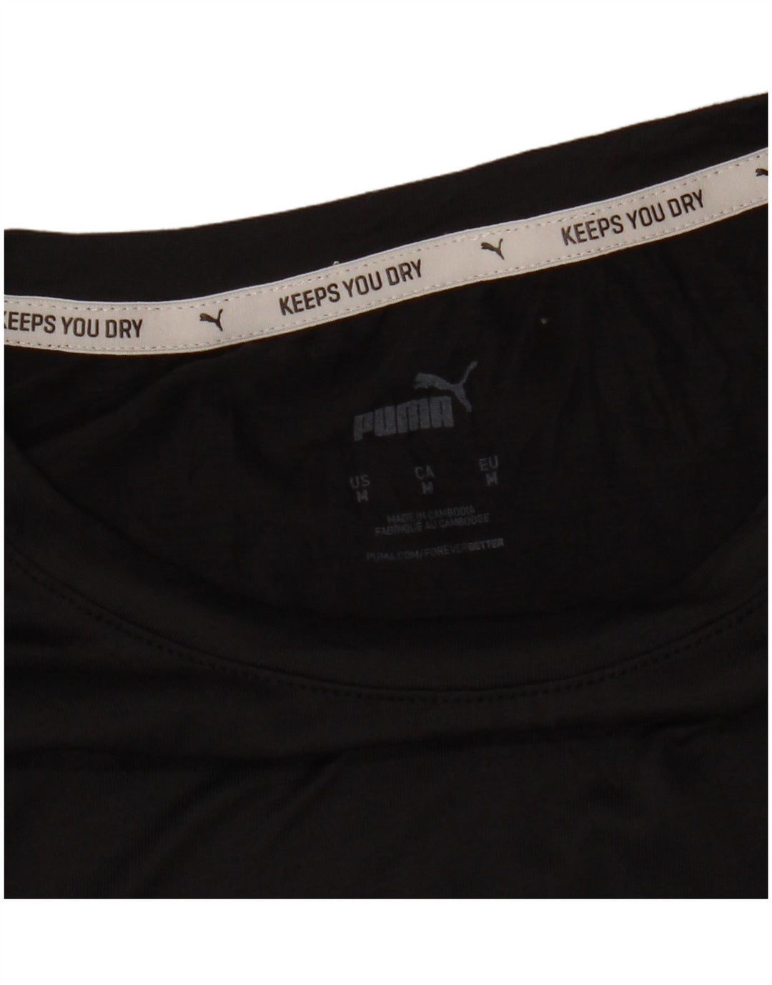 Женская укороченная футболка PUMA UK 14 Medium Black