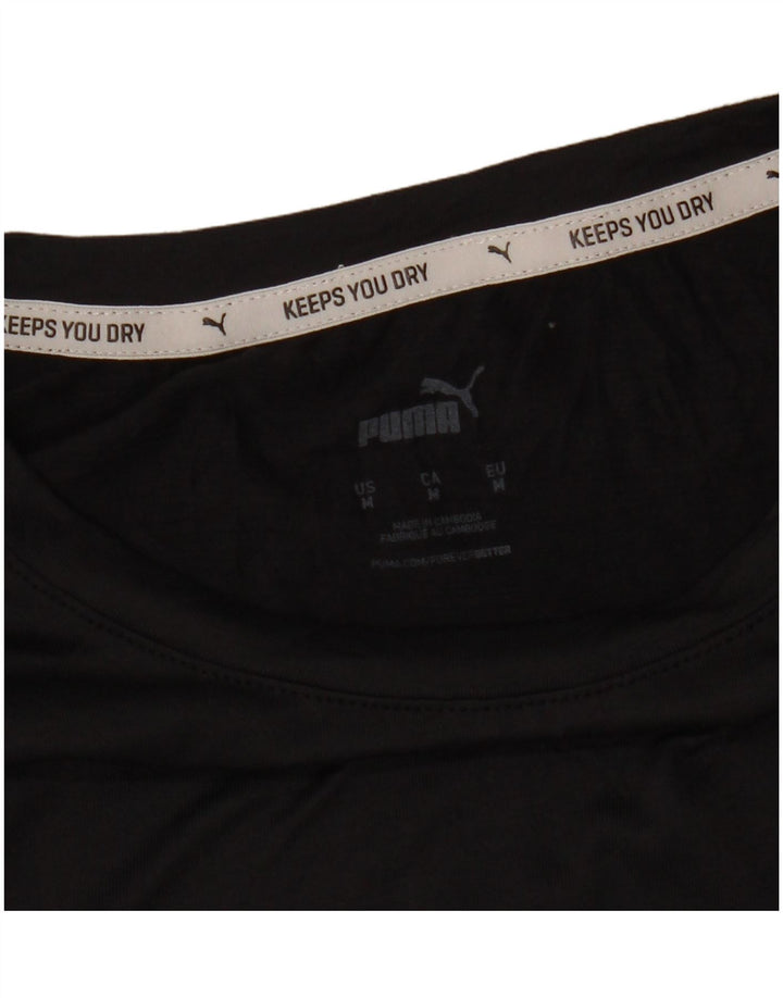 Женская укороченная футболка PUMA UK 14 Medium Black