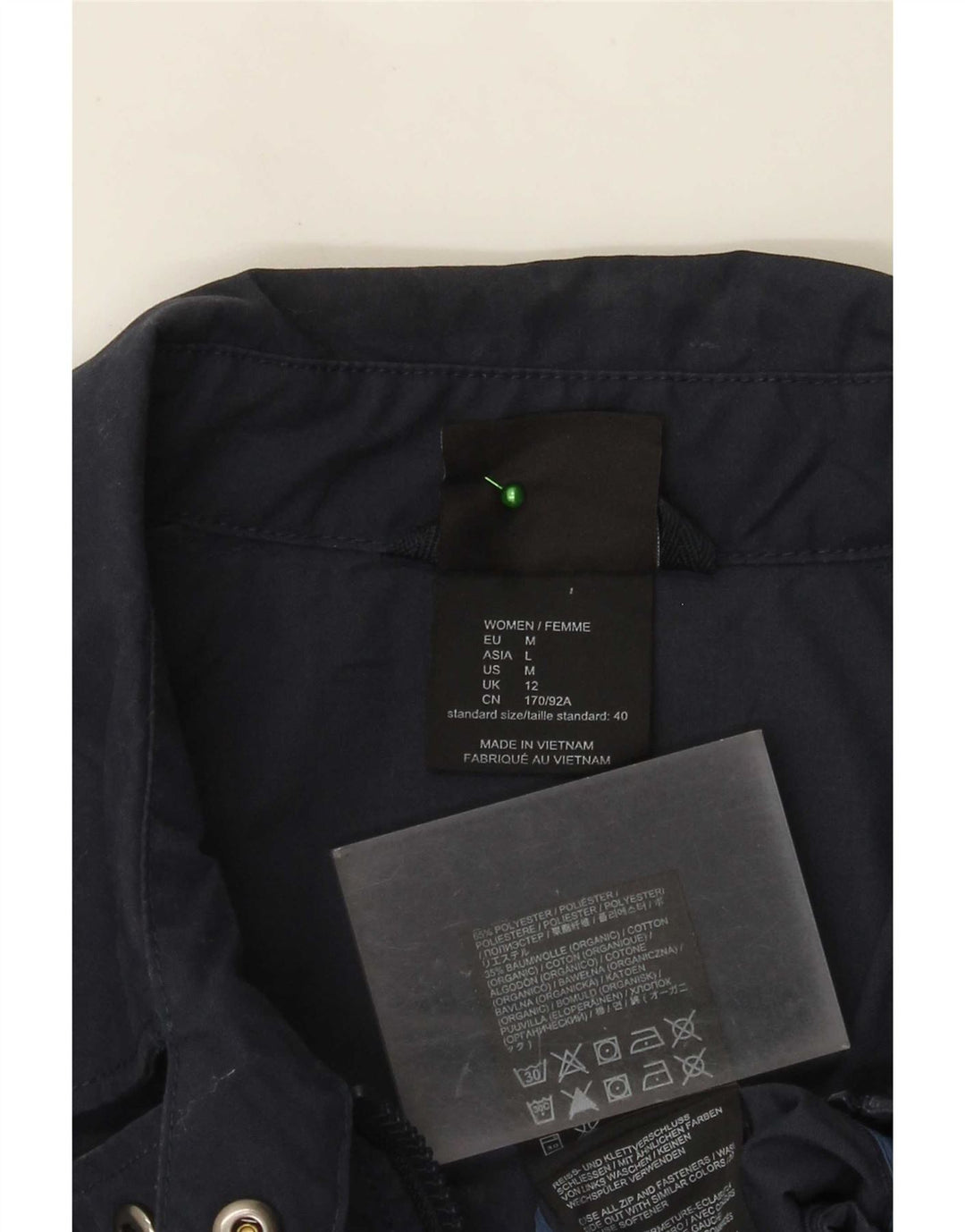 Женская универсальная куртка Jack Wolfskin UK 12, средний темно-синий полиэстер