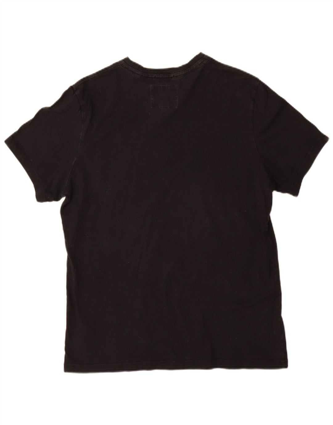 Мужская футболка с рисунком классического кроя JACK WILLS, большой черный хлопковый топ