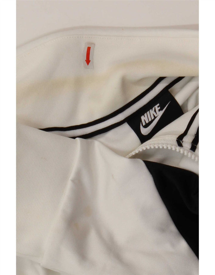 Мужской спортивный костюм с графическим рисунком Nike, средний белый полиэстер с цветными блоками
