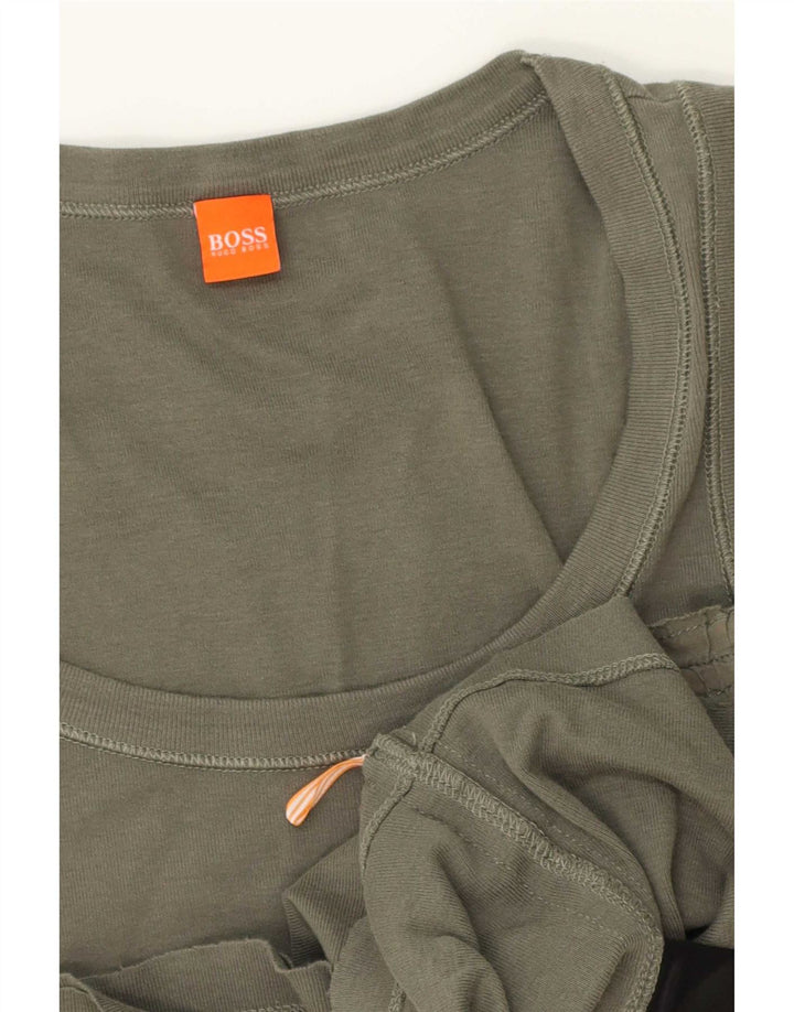 Женский жилет Hugo Boss Top UK 12 Средний Хаки