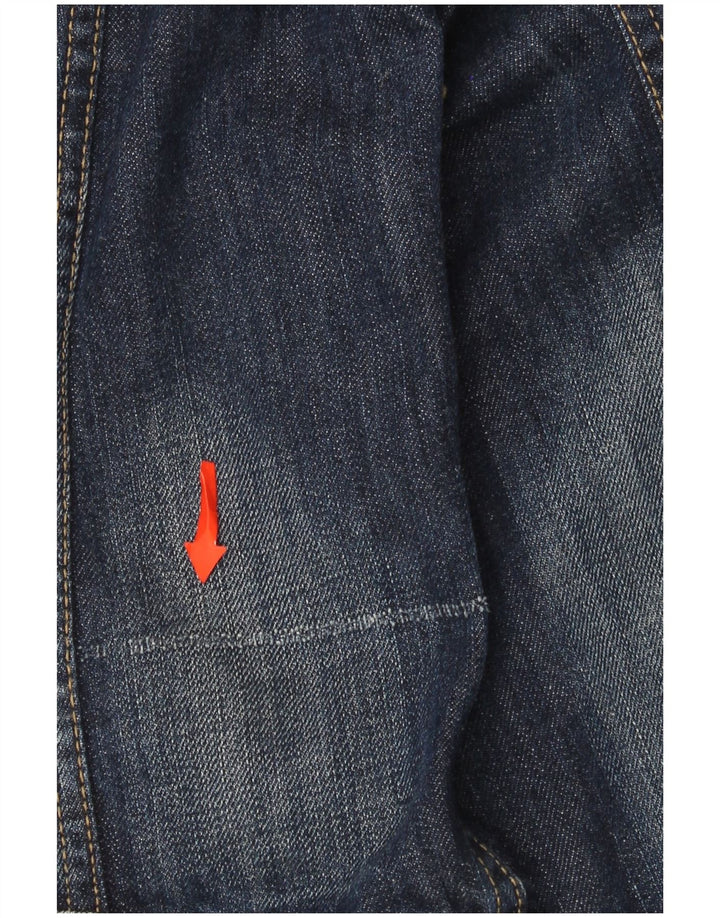 Женская джинсовая куртка Gas UK 12, средний темно-синий хлопок