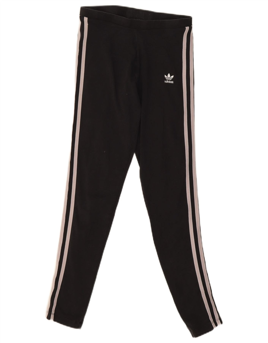 Женские леггинсы Adidas UK 8, маленькие черные хлопковые