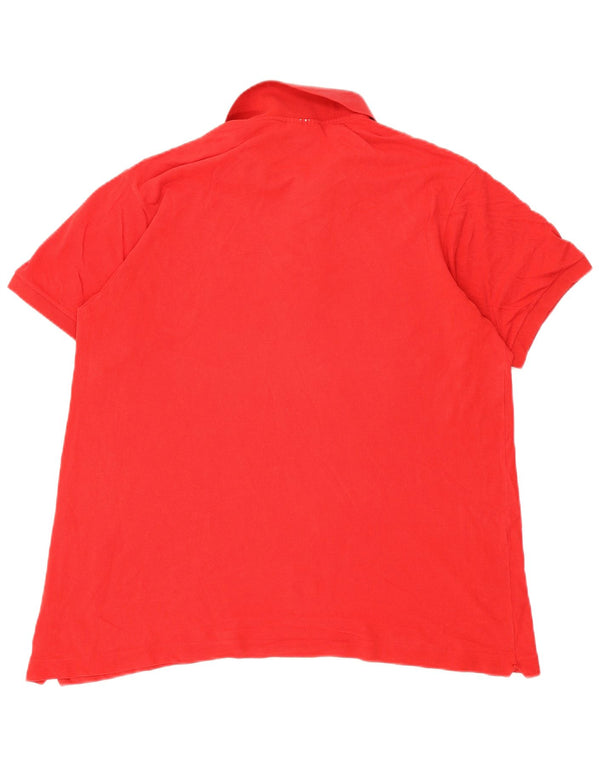 Мужская рубашка-поло Lacoste, размер 6 XL, красная