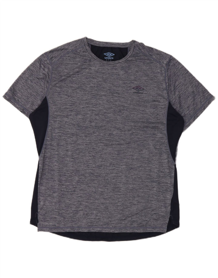 Мужская футболка Umbro Top XL Темно-синяя в крапинку из полиэстера