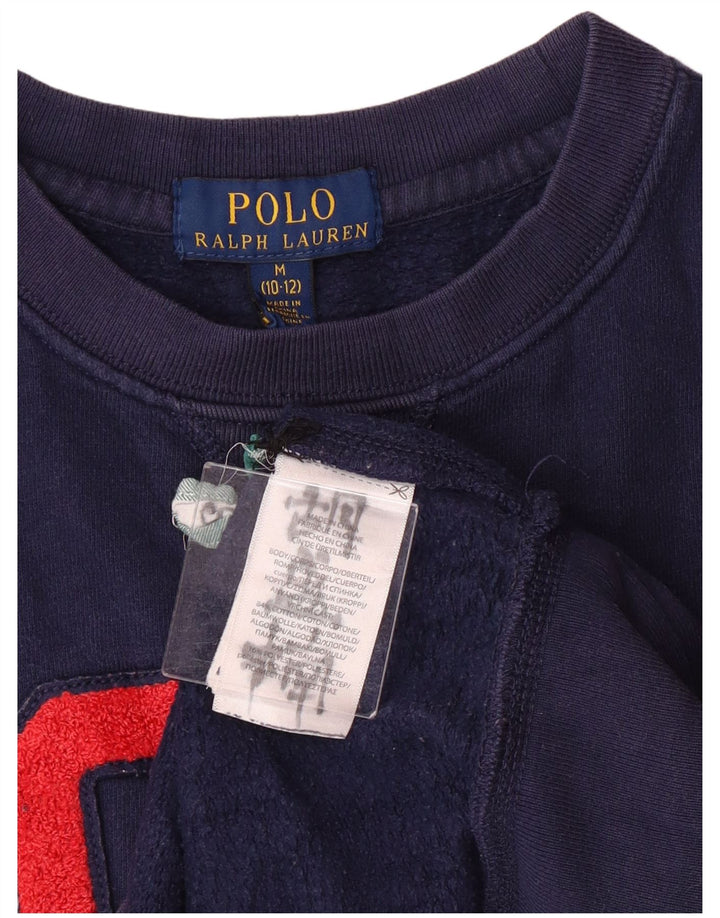 Свитшот Polo Ralph Lauren для мальчиков 10–11 лет, средний темно-синий