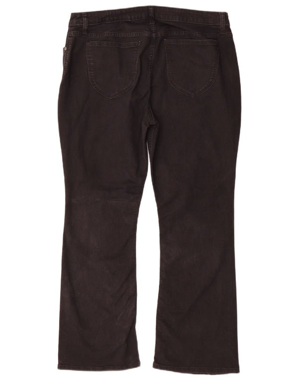 Женские джинсы Lee Riders со средней посадкой, США 18, 2XL, W36, L28, черный хлопок