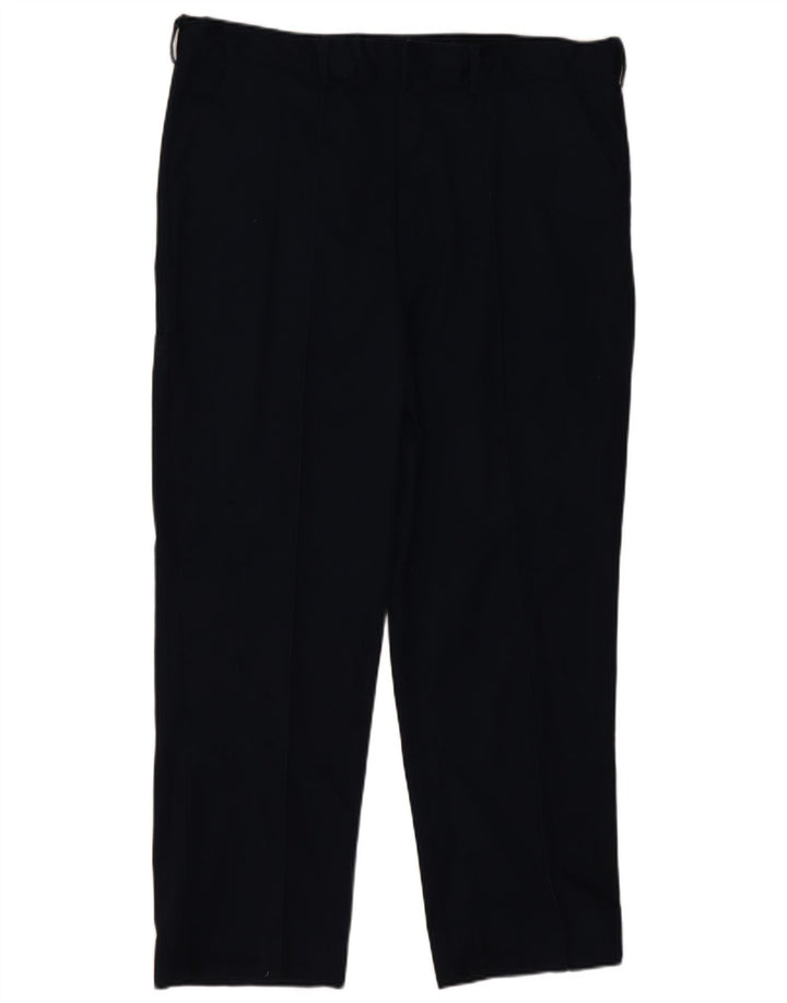 Dickies Мужские прямые костюмные брюки W40 L28 Темно-синие классические брюки из полиэстера