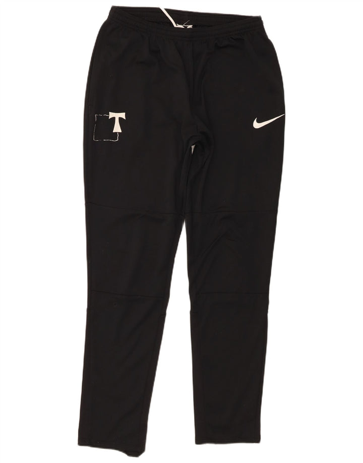 Мужские спортивные брюки с графическим рисунком Nike Dri Fit, средние черные