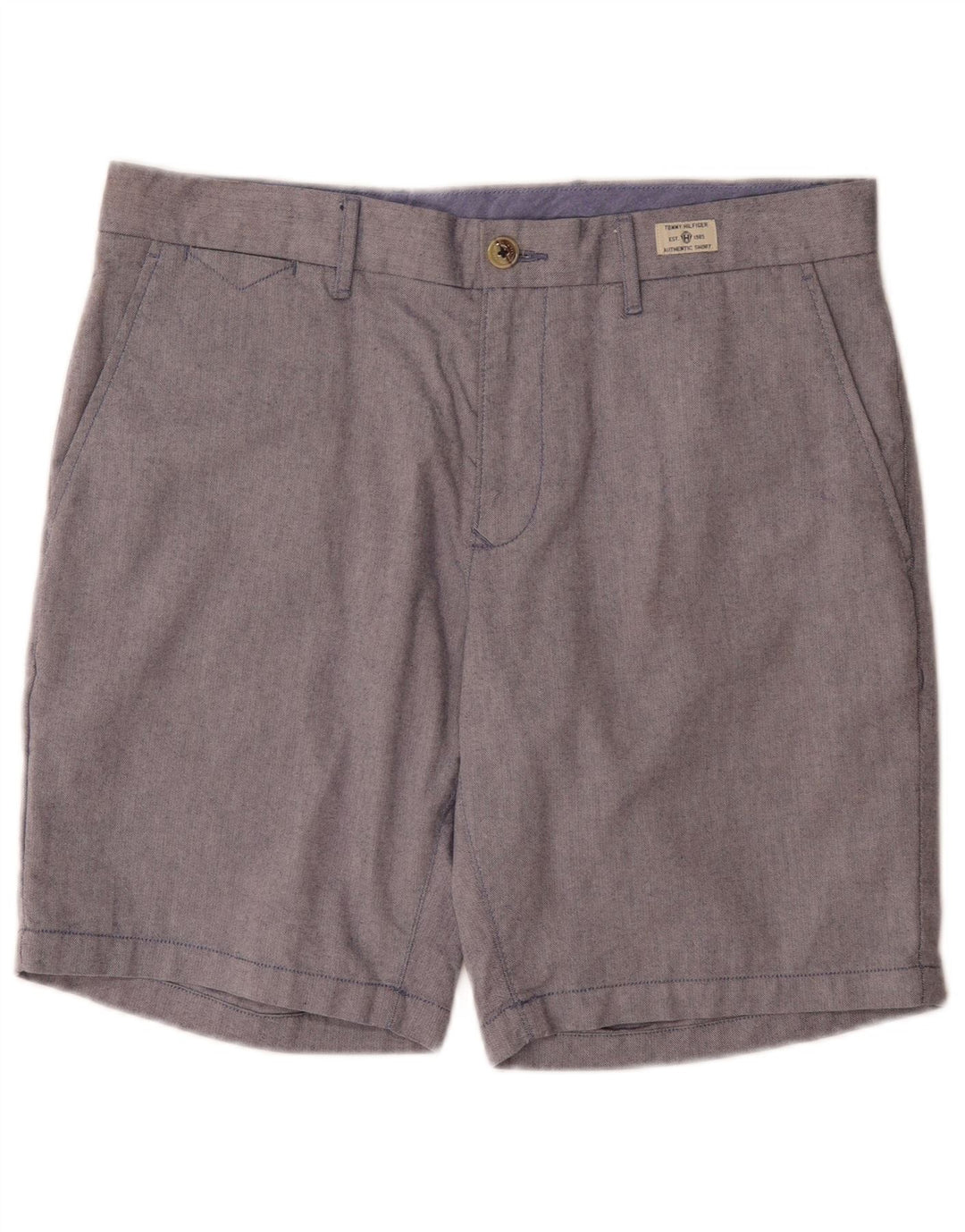 Мужские шорты чинос Tommy Hilfiger Regular W34, большие синие, хлопковые