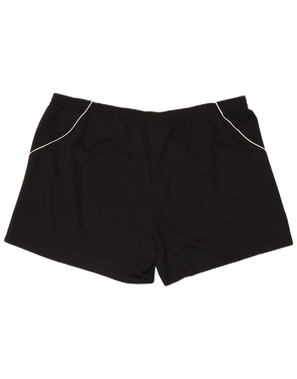 Женские спортивные шорты Adidas Climalite UK 20 2XL, черный полиэстер