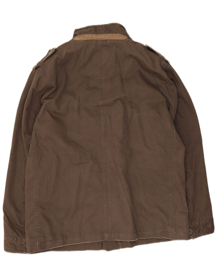 Мужская практичная куртка Fat Face UK 42 XL, коричневый хлопок