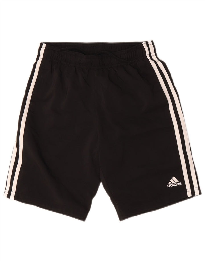Спортивные шорты Adidas для мальчиков 9-10 лет, черный полиэстер