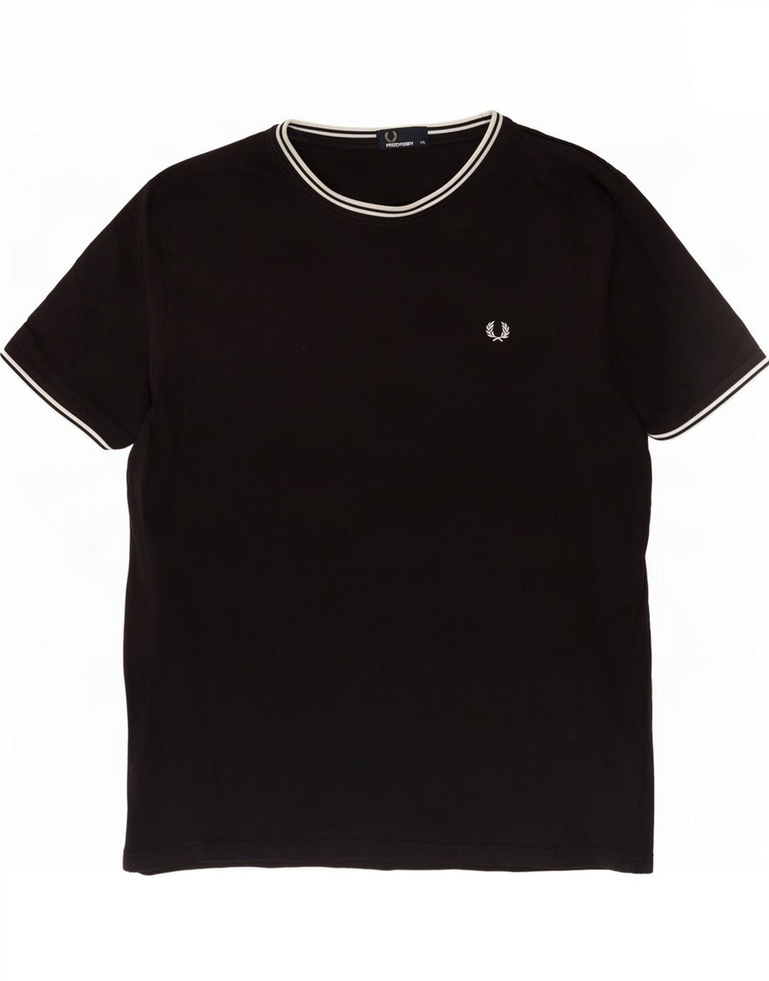 Мужская футболка Fred Perry Top 2XL, черный хлопок