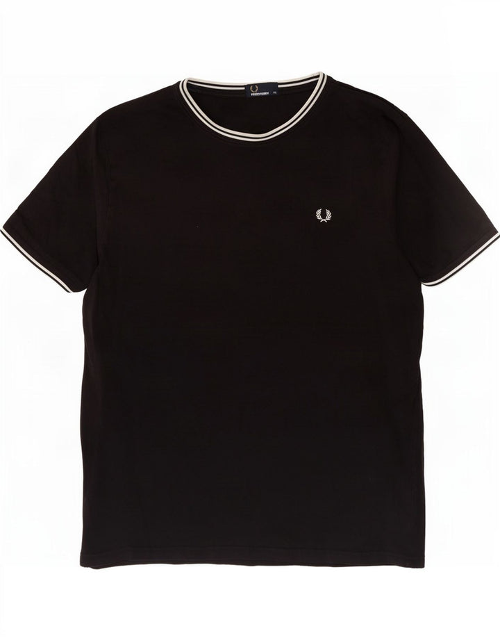 Мужская футболка Fred Perry Top 2XL, черный хлопок