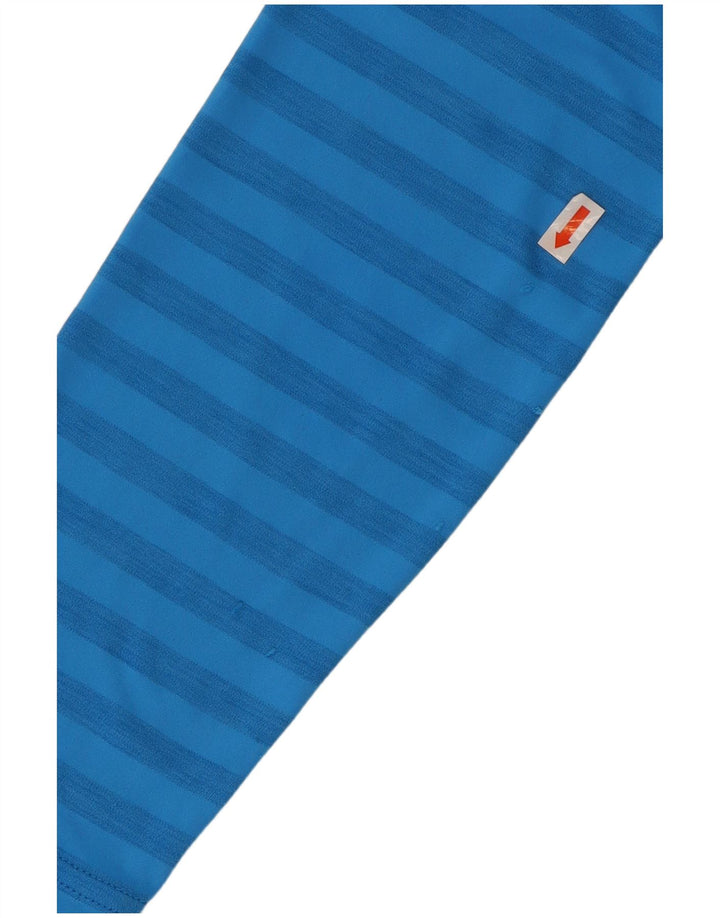 BERGHAUS Женский топ с длинным рукавом UK 16, полиэстер в большую синюю полоску