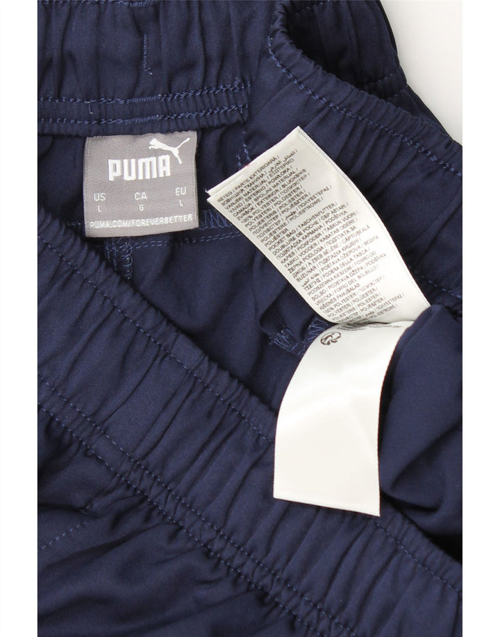 Мужские спортивные шорты Puma, большие темно-синие, полиэстер