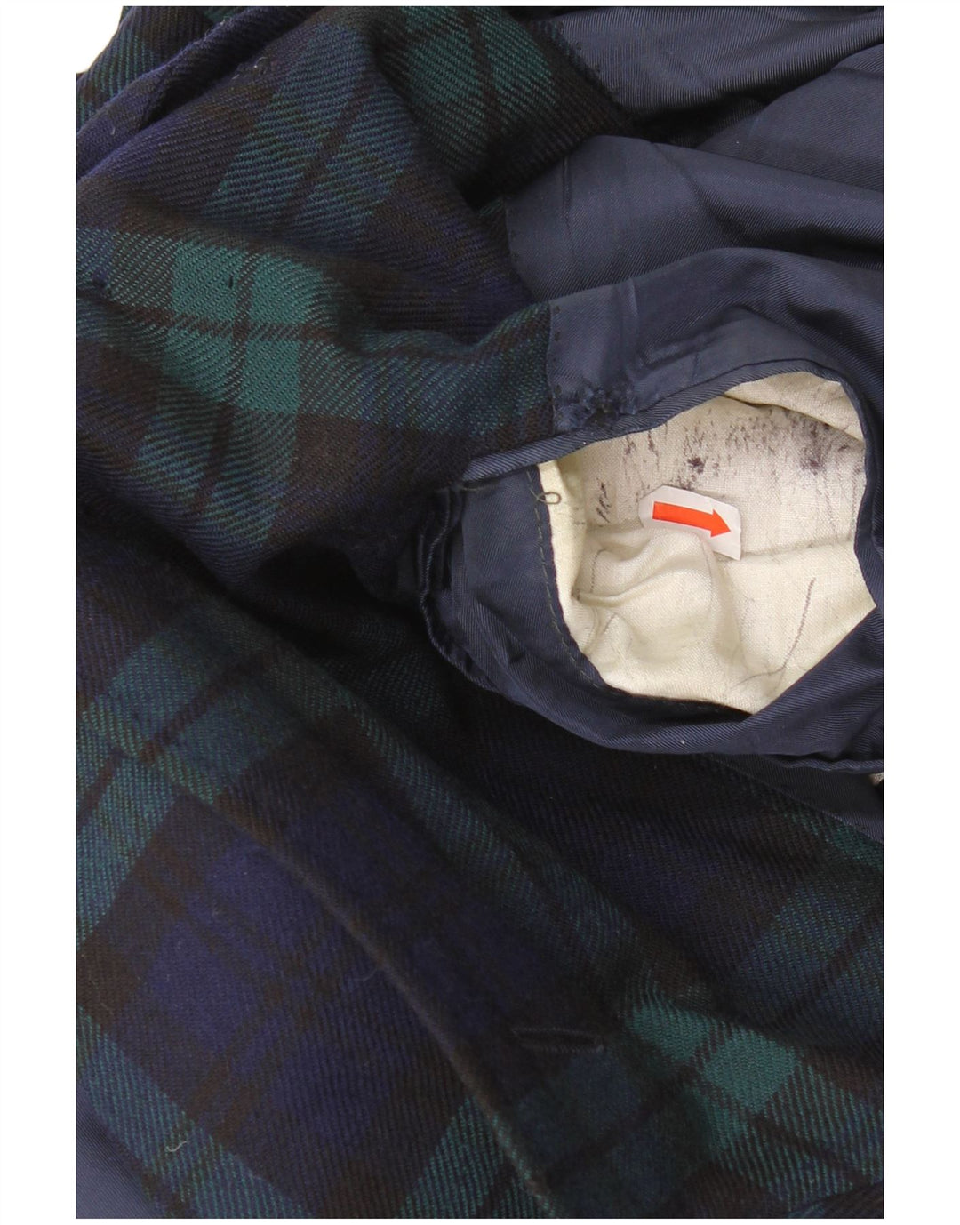 Мужской пиджак AQUASCUTUM на 3 пуговицах UK 40, большой темно-синий в клетку