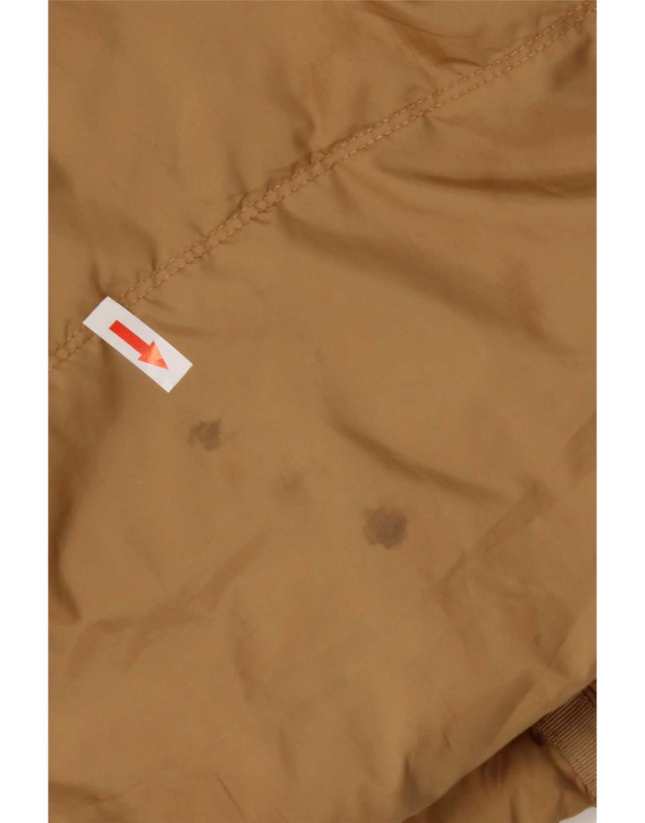 Женское стеганое пальто с капюшоном Tommy Hilfiger UK 10, маленький коричневый, полиэстер