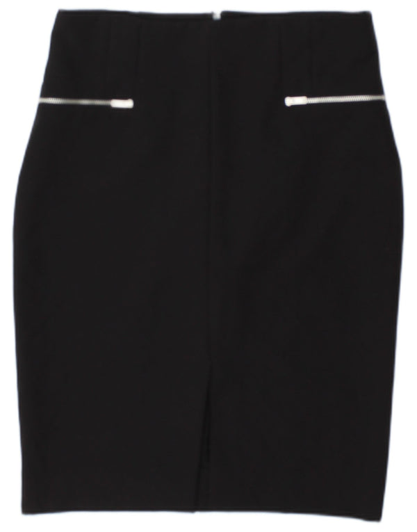 Женская юбка-карандаш Zara Medium W28 Черная