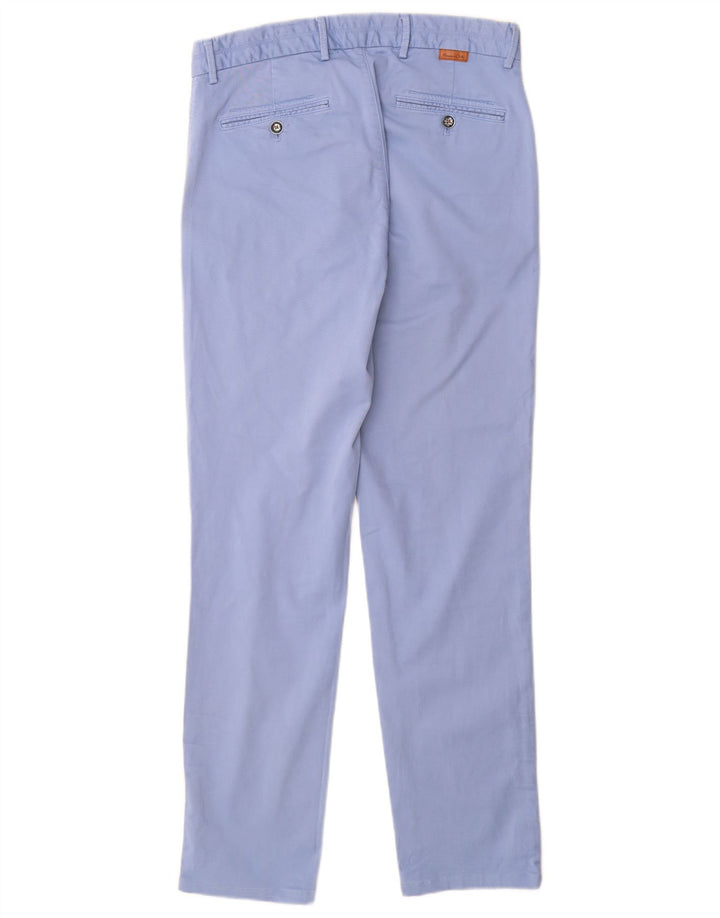 Мужские брюки-чиносы MASSIMO DUTTI Slim Fit EU 38 Small W30 L30 Синие