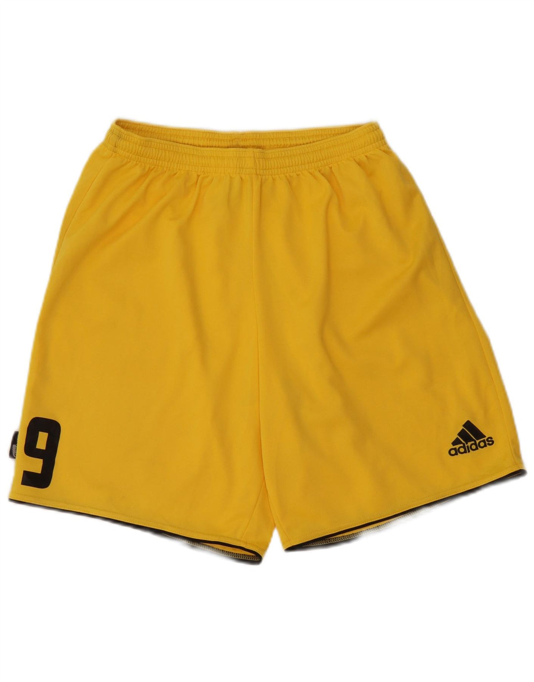 Спортивные шорты Adidas для мальчиков с графикой 11-12 лет, средний желтый полиэстер