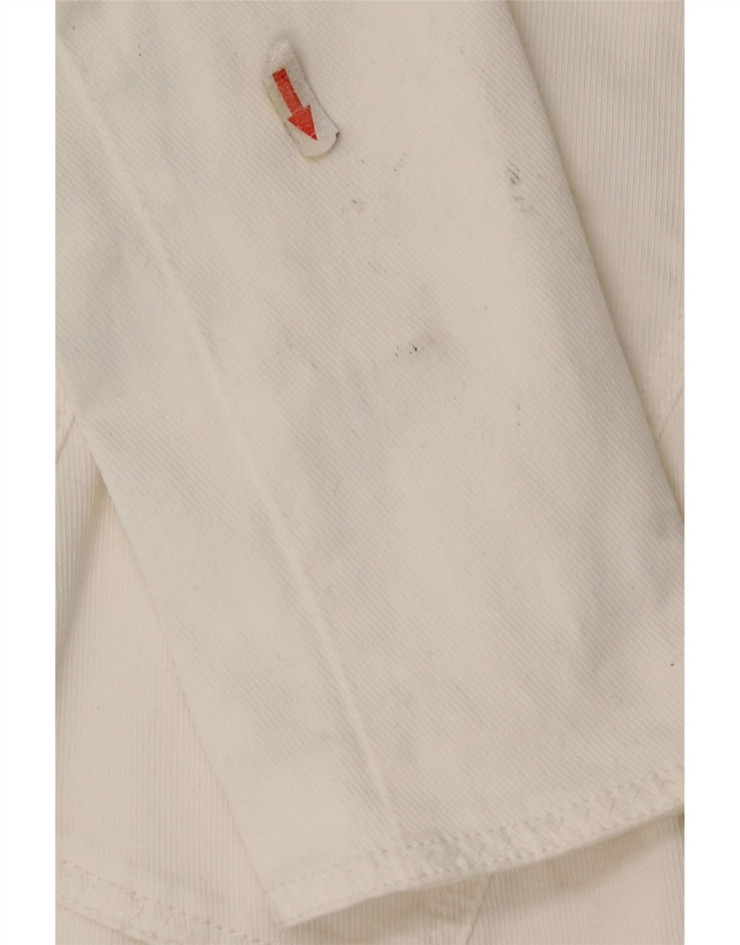 Женский пиджак на 3 пуговицах Armani Jeans UK 10, маленький белый хлопок