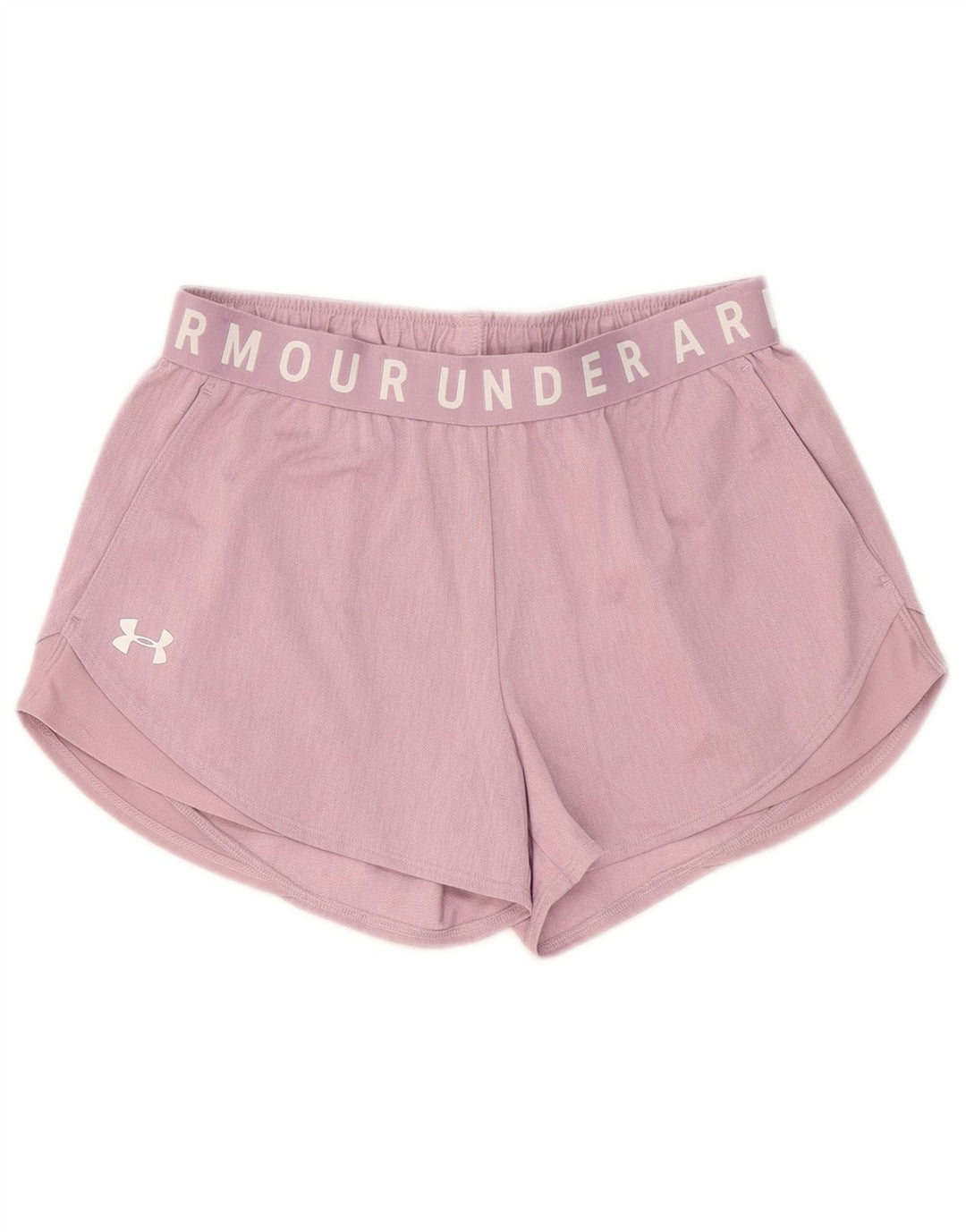 Женские спортивные шорты с рисунком Under Armour, Великобритания, 10, маленькие розовые, полиэстер