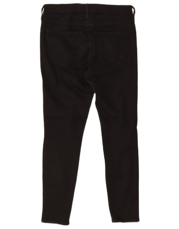 Женские джинсы скинни Hollister с высокой посадкой США 7, средний W28 L26, черный хлопок