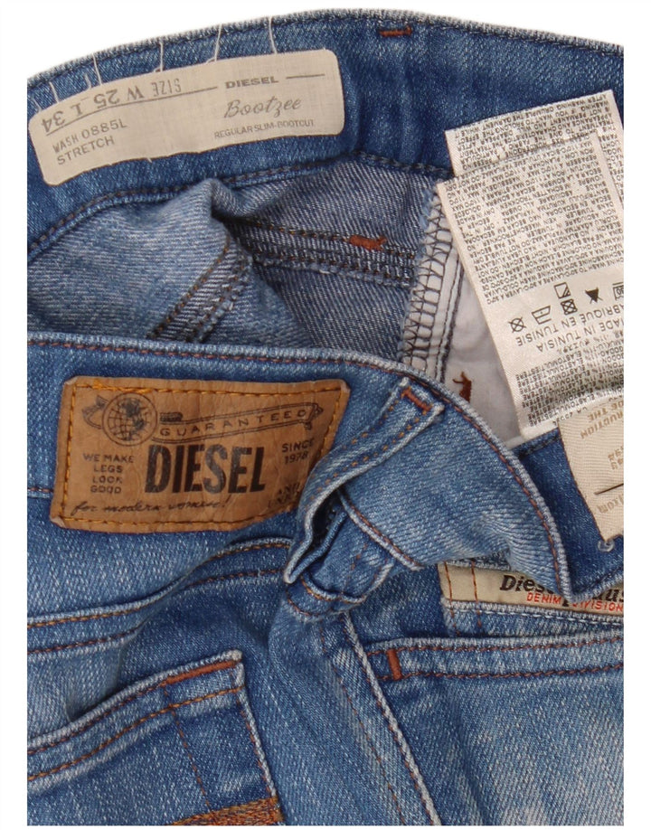 Женские джинсы Bootzee Slim Bootcut W25 L30, синий хлопок, Diesel