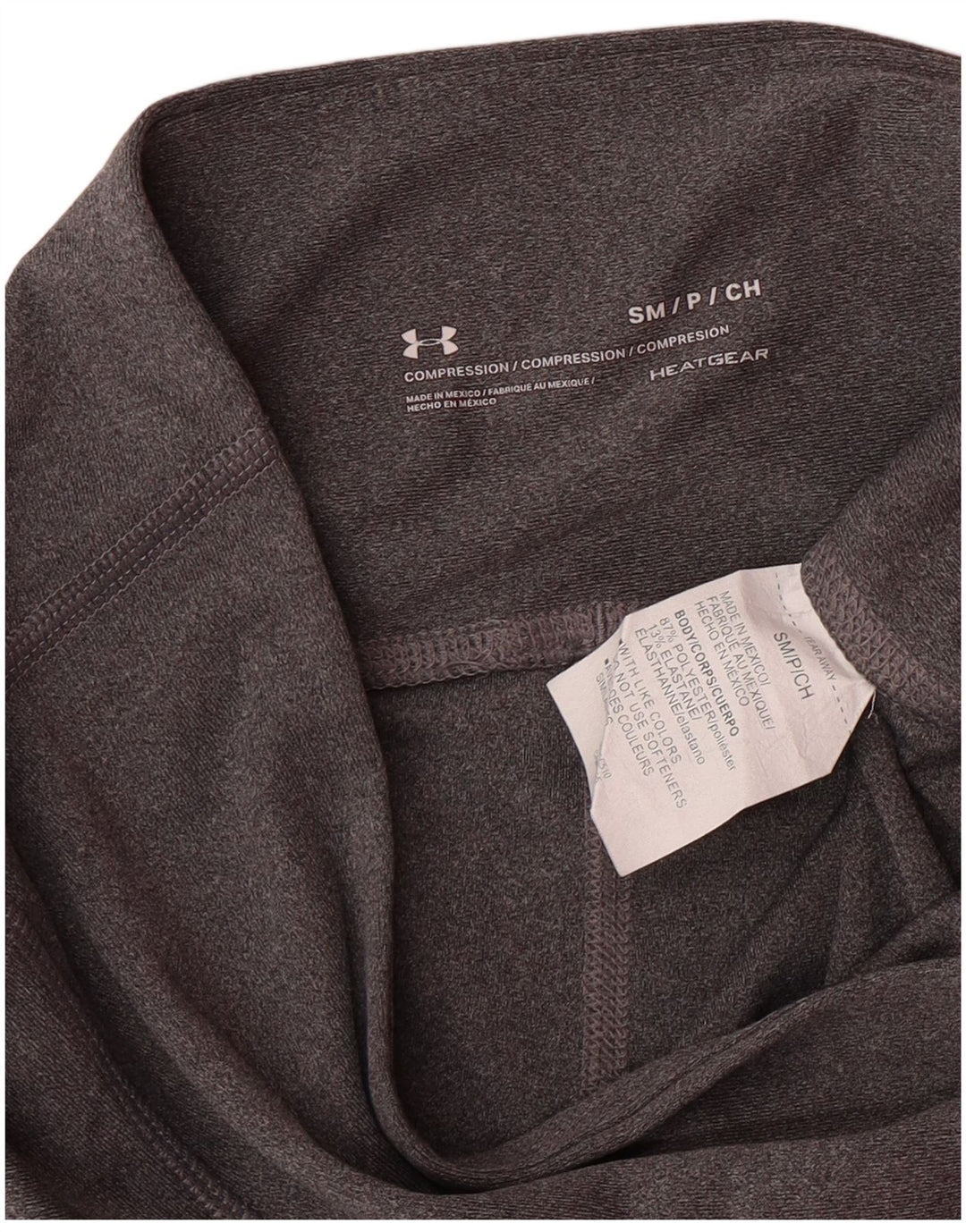 Женские леггинсы UNDER ARMOR Heat Gear UK 10, маленький размер, серый полиэстер