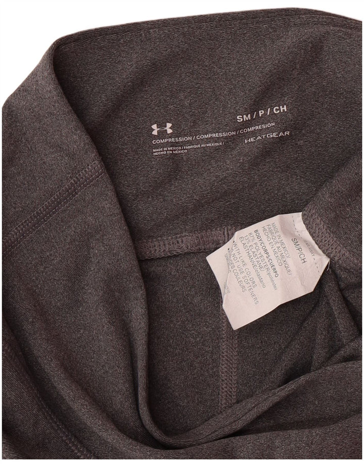 Женские леггинсы UNDER ARMOR Heat Gear UK 10, маленький размер, серый полиэстер