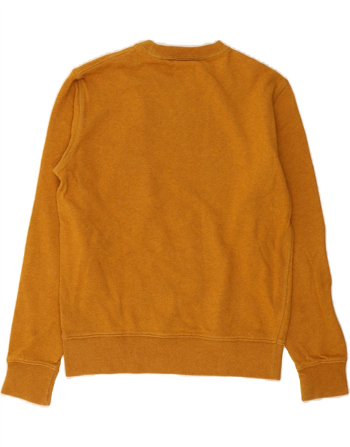 MARKS & SPENCER Mens Sweatshirt Jumper Small Brown Cotton Vintage Marks & Spencer and Second-Hand Marks & Spencer from Messina Hembry 