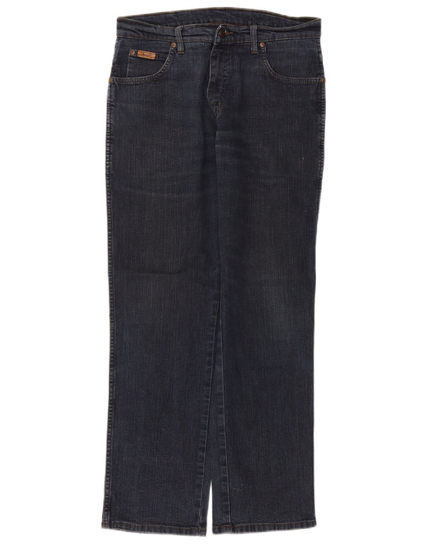 Мужские прямые джинсы Wrangler Texas Stretch W33 L30, синий хлопок