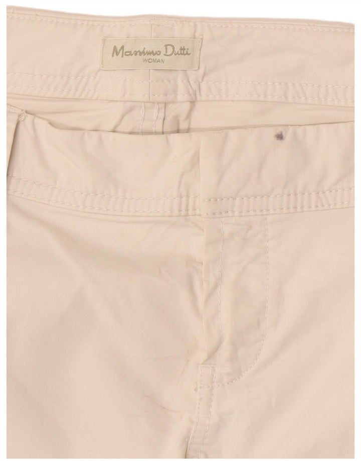 Женские брюки чиносы Massimo Dutti W32 L29 белые