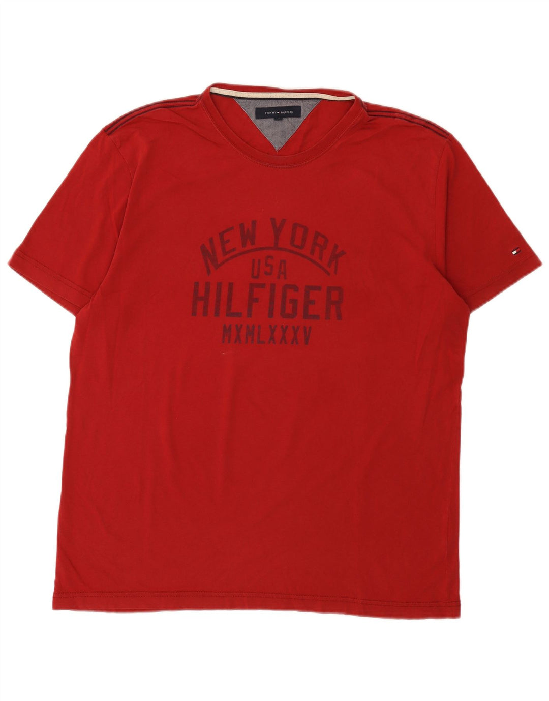 Tommy Hilfiger Мужская футболка с рисунком Top XL Красный