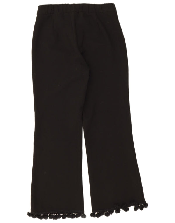 Женские укороченные брюки Zara Bootcut XS W24 L24, черный полиэстер