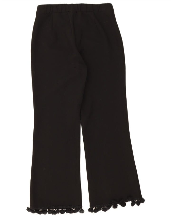 Женские укороченные брюки Zara Bootcut XS W24 L24, черный полиэстер