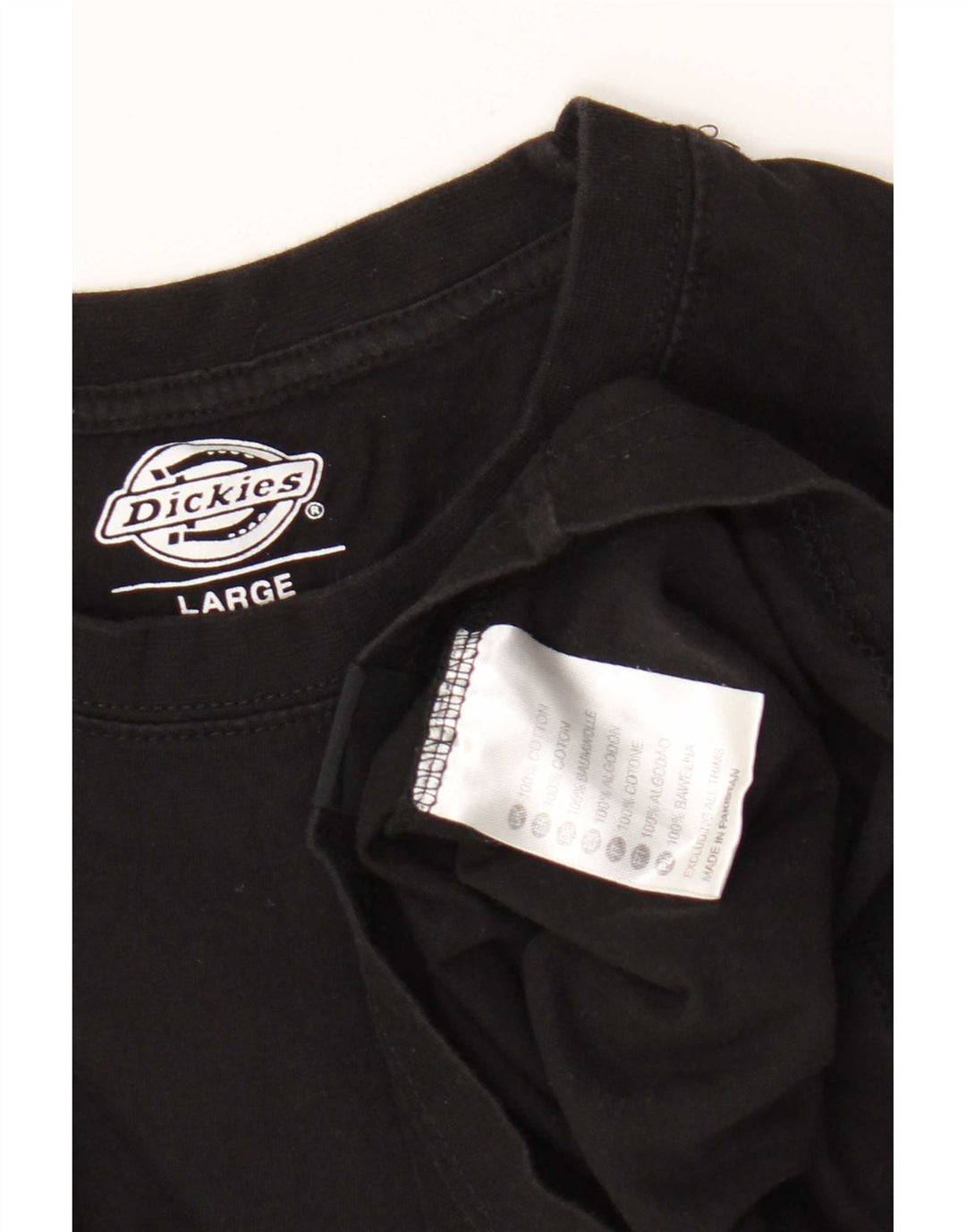 Мужская футболка Dickies, большой черный хлопок