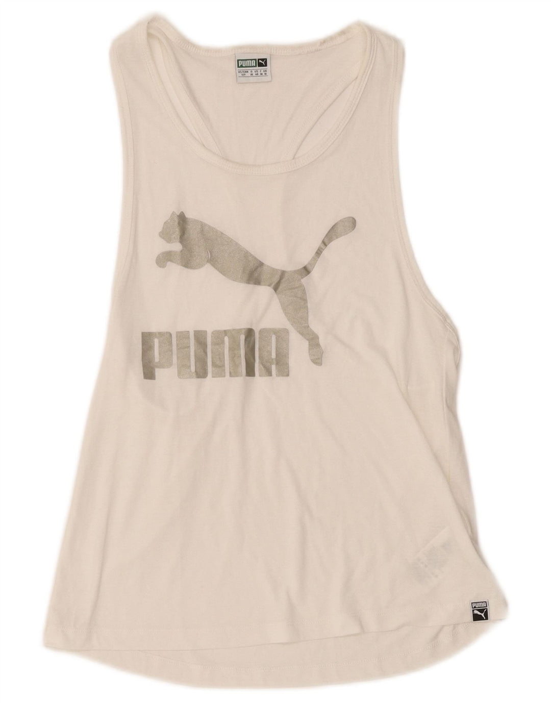 Женский жилет с рисунком Puma UK 10, маленький белый полиэстер