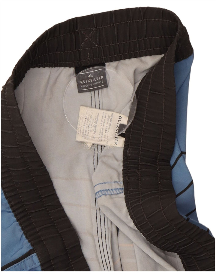 Мужские шорты для плавания Quiksilver, средний синий в полоску