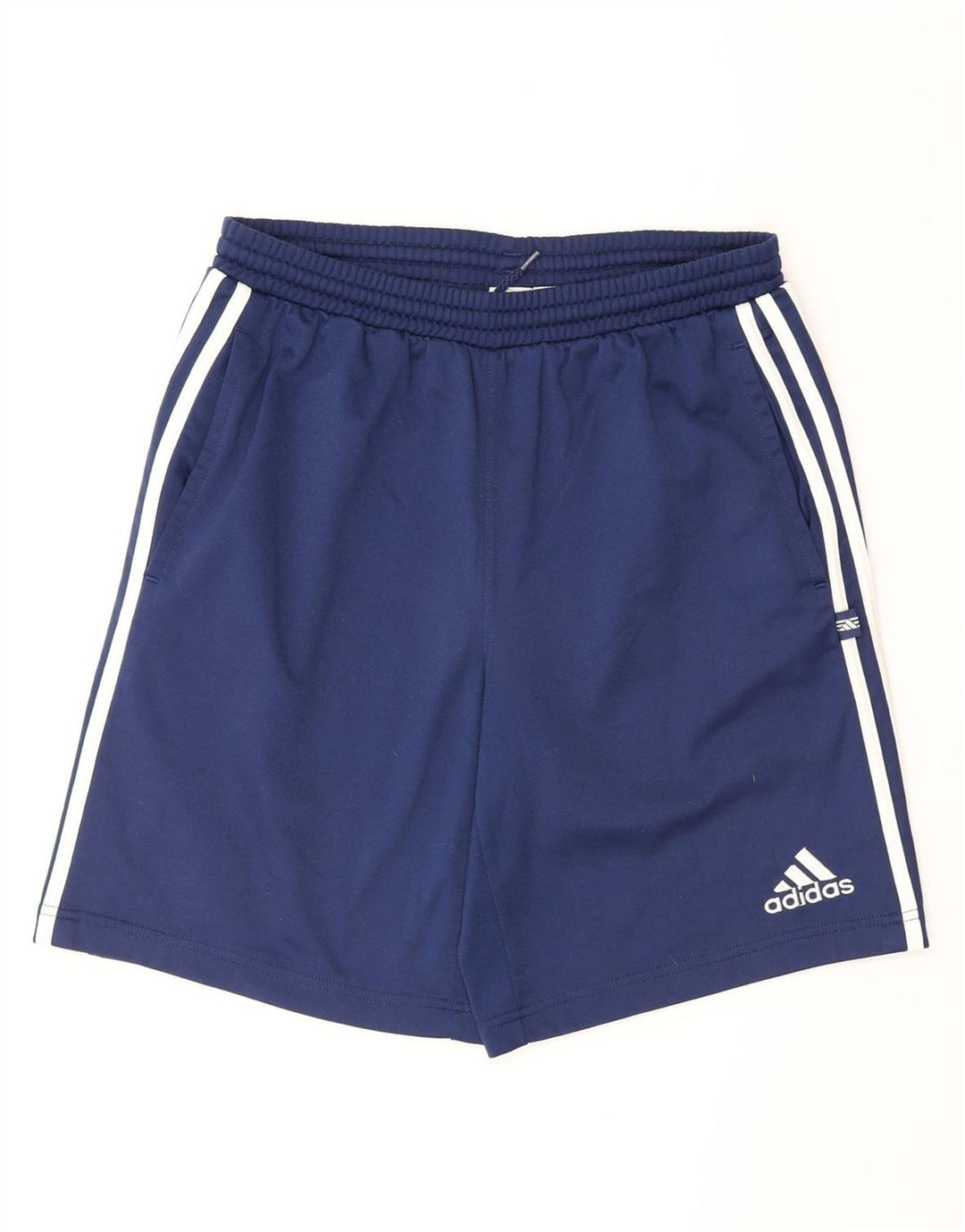 Спортивные шорты Adidas для мальчиков 15-16 лет, темно-синий, полиэстер