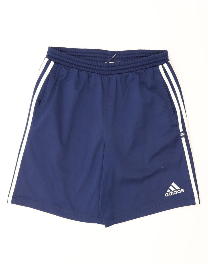 Спортивные шорты Adidas для мальчиков 15-16 лет, темно-синий, полиэстер