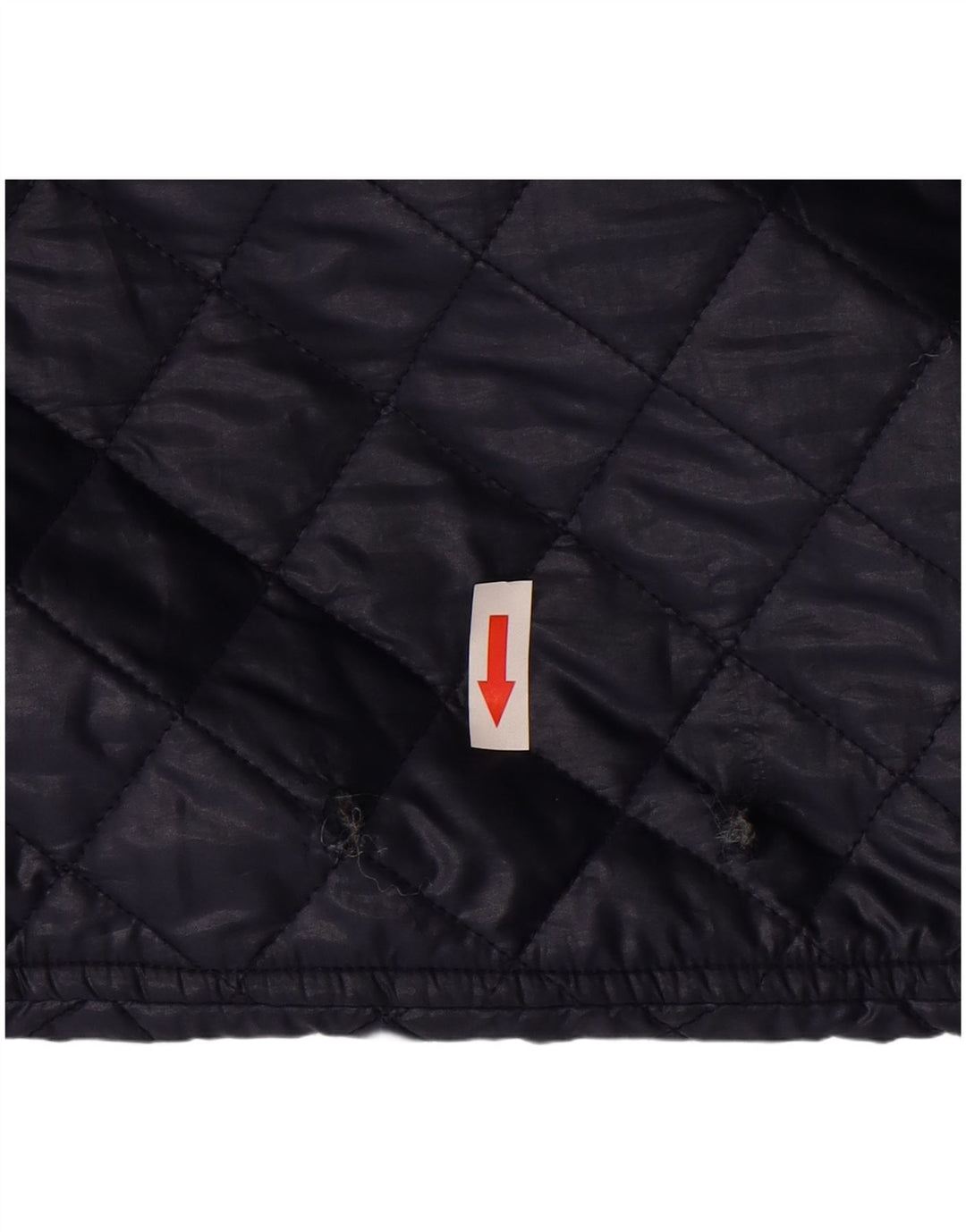 G-Star Womens Quilted Coat UK 14 Medium Navy Blue Polyester