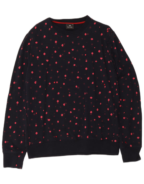 Женский свитер Paul Smith UK 20 2XL, темно-синий, пятнистый хлопок